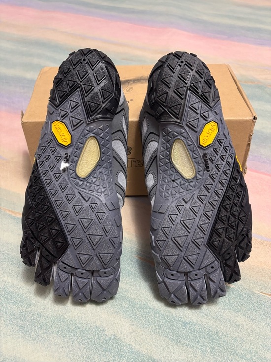 Vibram FiveFingers V Run Barefoot Running Shoes Grey Black orange Mens NIB main image 5